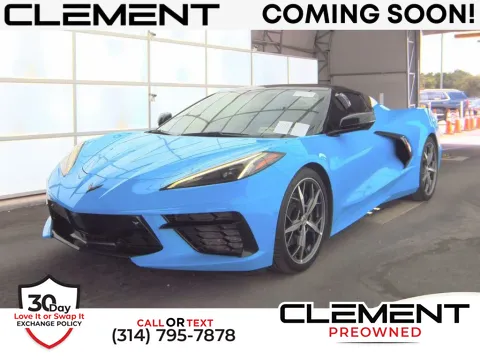 Blue 2021 Chevrolet Corvette Stingray for sale in St. Charles, MO