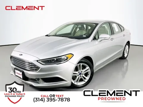 Silver 2018 Ford Fusion SE for sale in St. Charles, MO