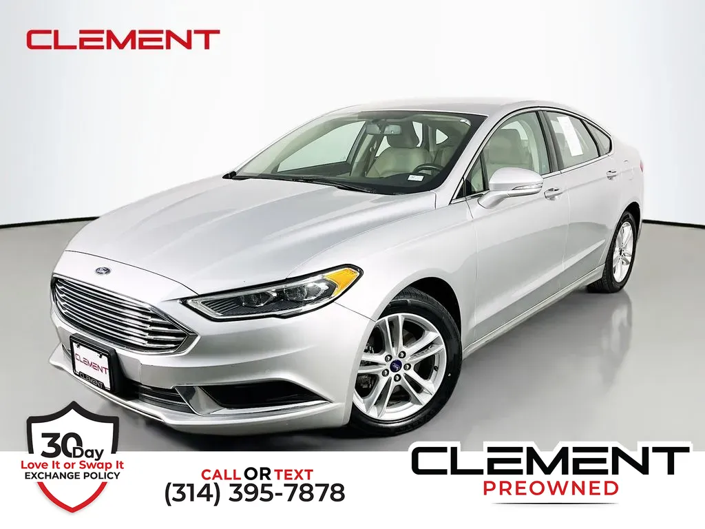 Silver 2018 Ford Fusion SE for sale in St. Charles, MO