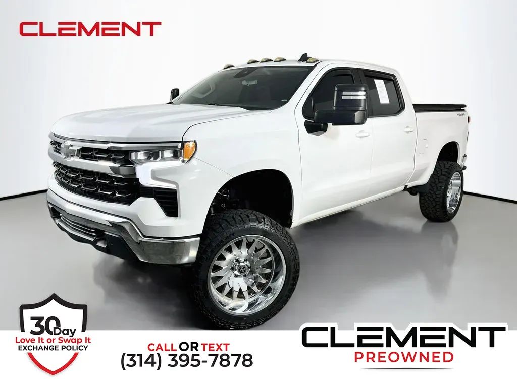 White 2022 Chevrolet Silverado 1500 LT for sale in St. Charles, MO