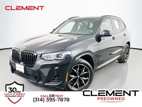 Black 2024 BMW X3 xDrive30i for sale in St. Charles, MO