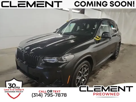 Black 2024 BMW X3 xDrive30i for sale in St. Charles, MO