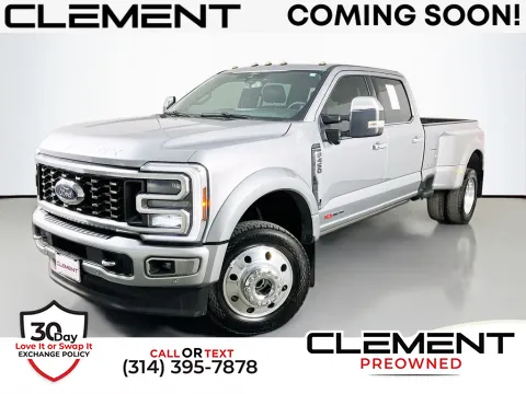 Silver 2024 Ford F-450SD Platinum for sale in St. Charles, MO