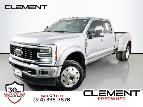 Silver 2024 Ford F-450SD Platinum for sale in St. Charles, MO