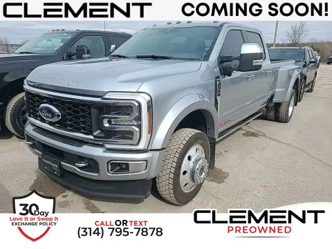 Silver 2024 Ford F-450SD Platinum for sale in St. Charles, MO