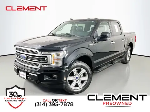 Black 2019 Ford F-150 Lariat for sale in St. Charles, MO