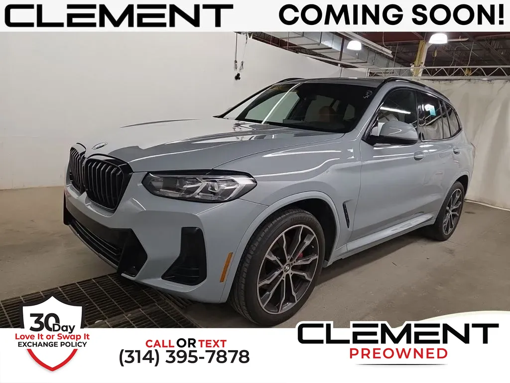 Gray 2022 BMW X3 xDrive30i for sale in St. Charles, MO