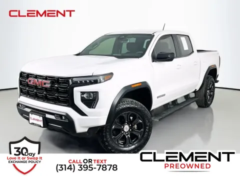 White 2024 GMC Canyon Elevation for sale in St. Charles, MO