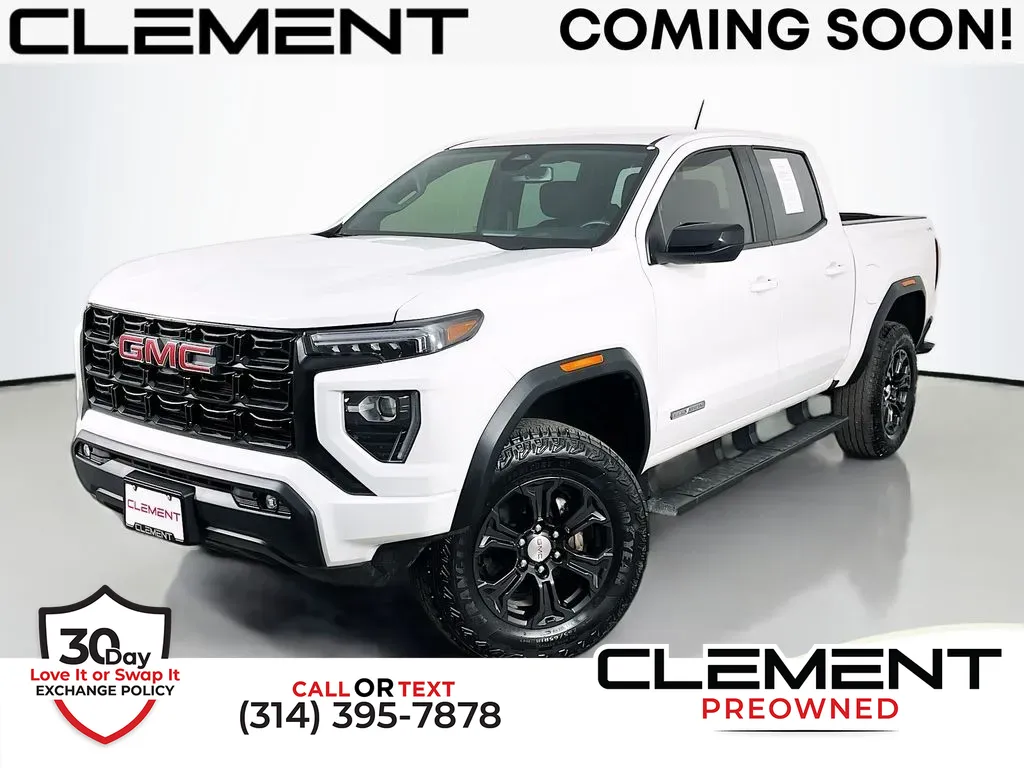 White 2024 GMC Canyon Elevation for sale in St. Charles, MO