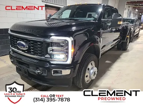 Black 2023 Ford F-450SD Platinum for sale in St. Charles, MO