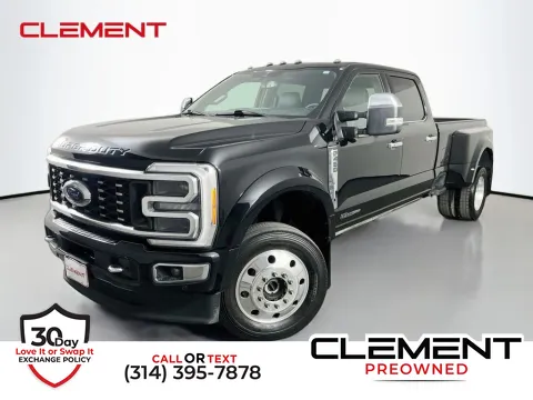 Black 2023 Ford F-450SD Platinum for sale in St. Charles, MO