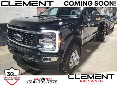 Black 2023 Ford F-450SD Platinum for sale in St. Charles, MO