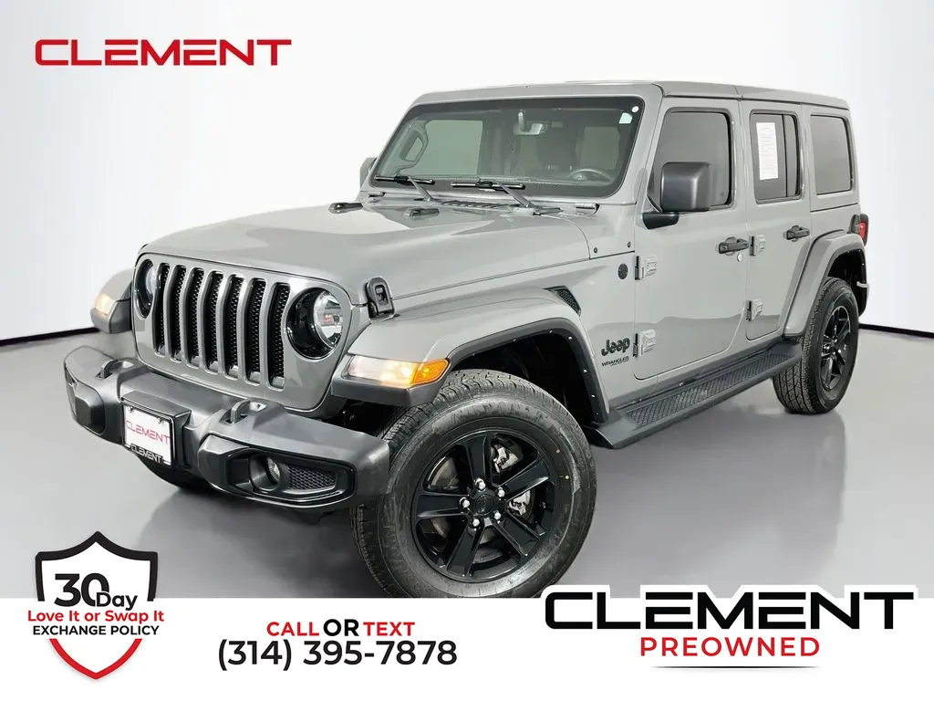 Gray 2021 Jeep Wrangler Unlimited Sahara Altitude for sale in St. Charles, MO
