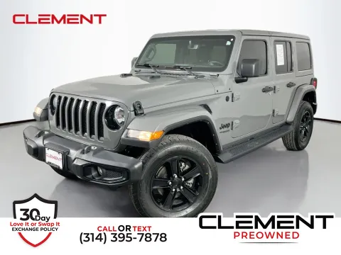 Gray 2021 Jeep Wrangler Unlimited Sahara Altitude for sale in St. Charles, MO