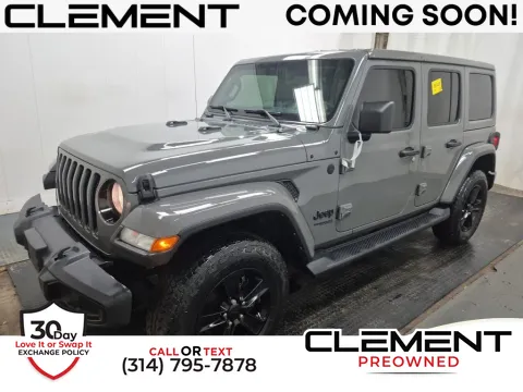 Gray 2021 Jeep Wrangler Unlimited Sahara Altitude for sale in St. Charles, MO