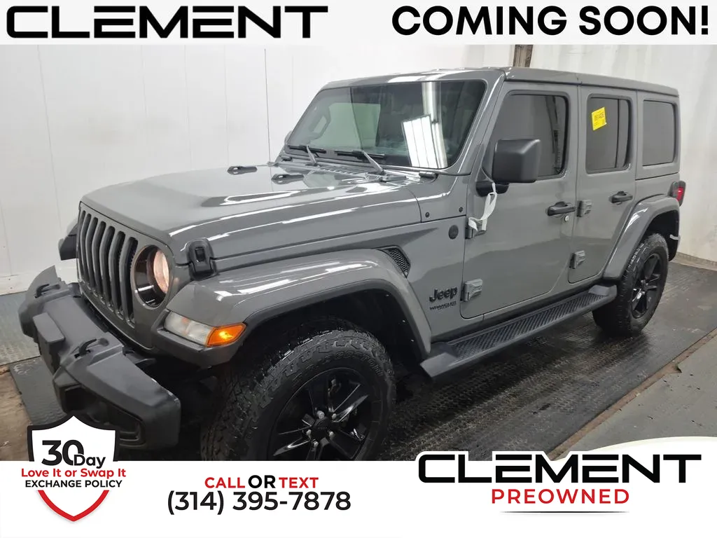 Gray 2021 Jeep Wrangler Unlimited Sahara Altitude for sale in St. Charles, MO