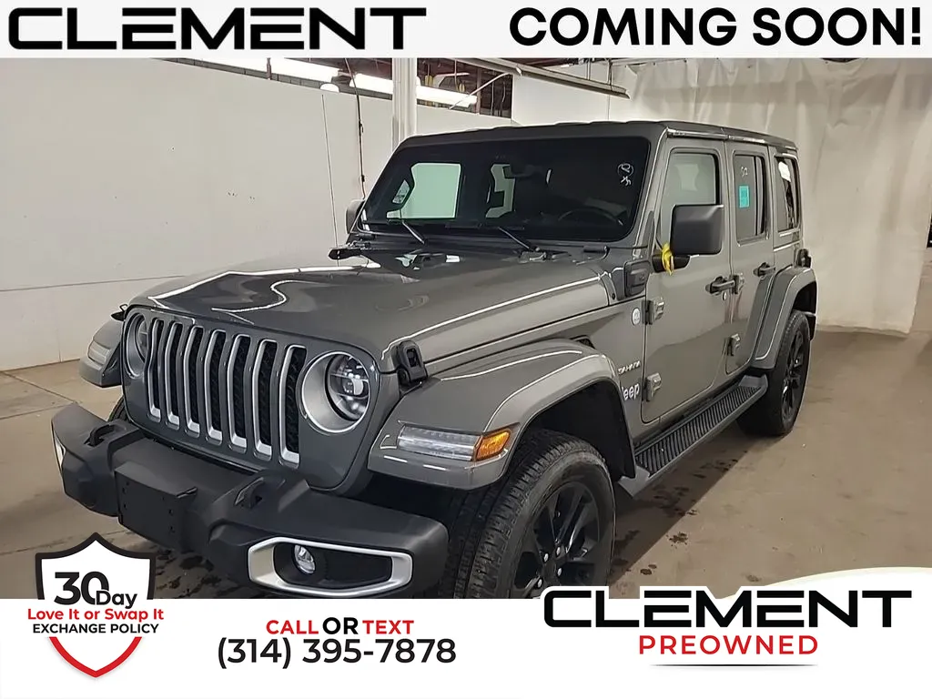 Gray 2021 Jeep Wrangler Unlimited Sahara 4xe for sale in St. Charles, MO