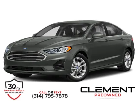 Blue 2019 Ford Fusion Titanium for sale in St. Charles, MO