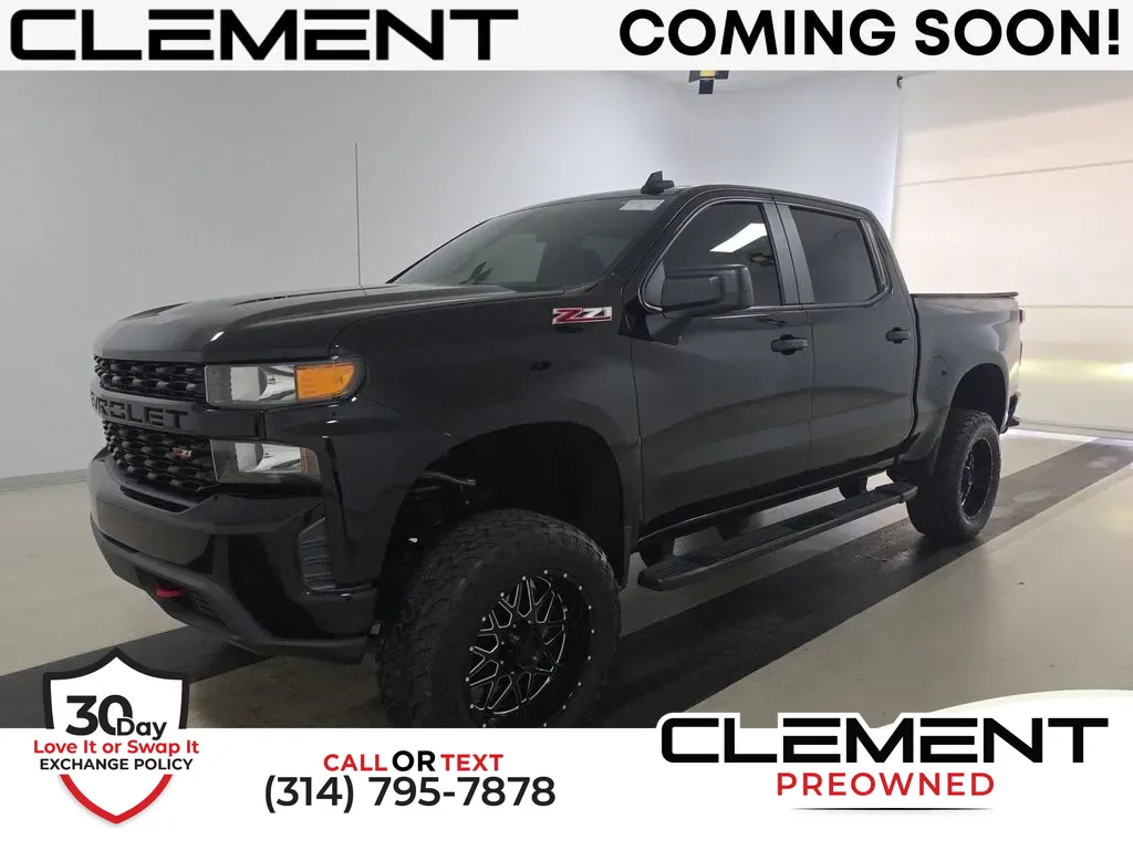 Black 2021 Chevrolet Silverado 1500 Custom Trail Boss for sale in St. Charles, MO