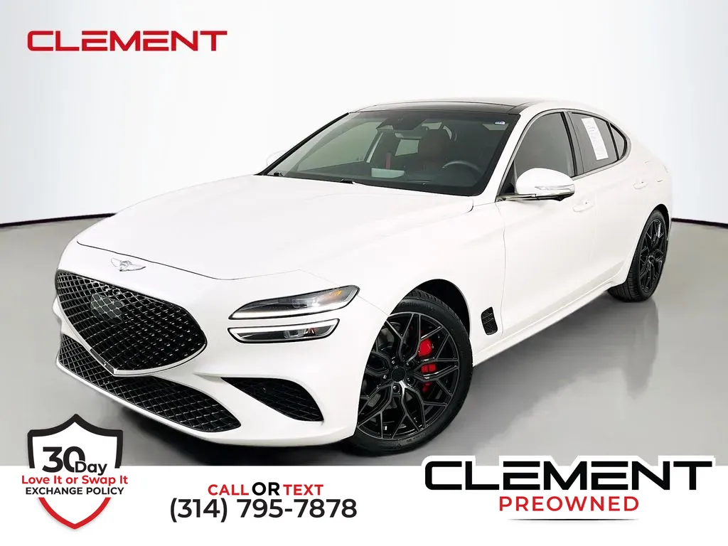 White 2023 Genesis G70 3.3T for sale in St. Charles, MO