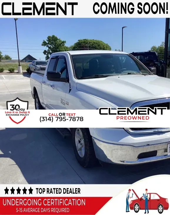 White 2018 Ram 1500 SLT for sale in St. Charles, MO
