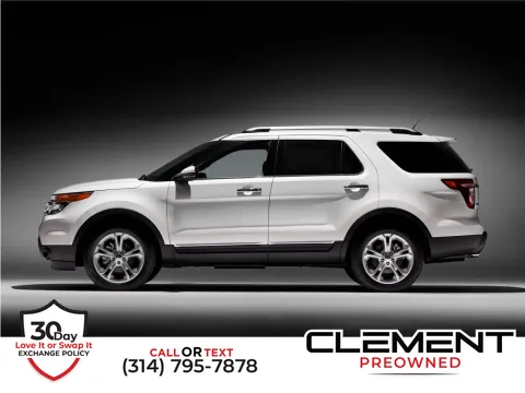 Black 2014 Ford Explorer Limited for sale in St. Charles, MO