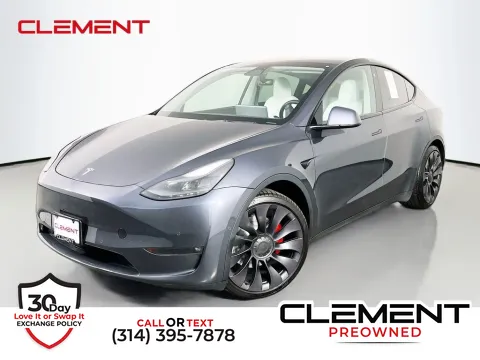 Silver 2021 Tesla Model Y Performance for sale in St. Charles, MO