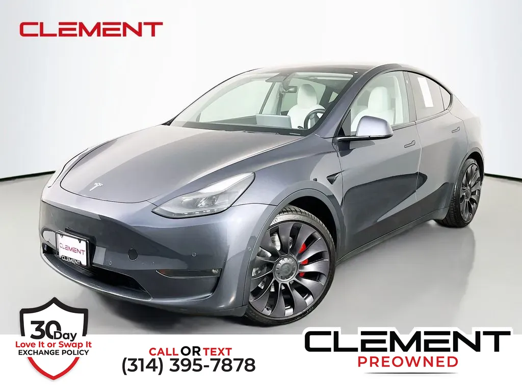 Silver 2021 Tesla Model Y Performance for sale in St. Charles, MO