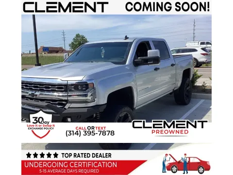 Silver 2017 Chevrolet Silverado 1500 LTZ for sale in St. Charles, MO