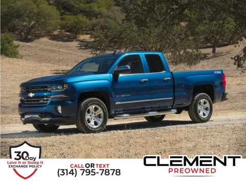 Silver 2017 Chevrolet Silverado 1500 LTZ for sale in St. Charles, MO