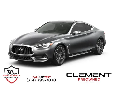 Blue 2017 INFINITI Q60 2.0t Base for sale in St. Charles, MO