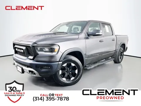Gray 2019 Ram 1500 Rebel for sale in St. Charles, MO