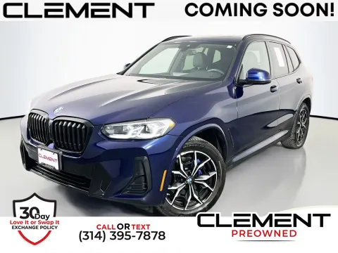 Blue 2023 BMW X3 xDrive30i for sale in St. Charles, MO