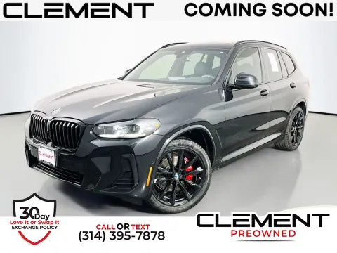 Black 2022 BMW X3 xDrive30i for sale in St. Charles, MO