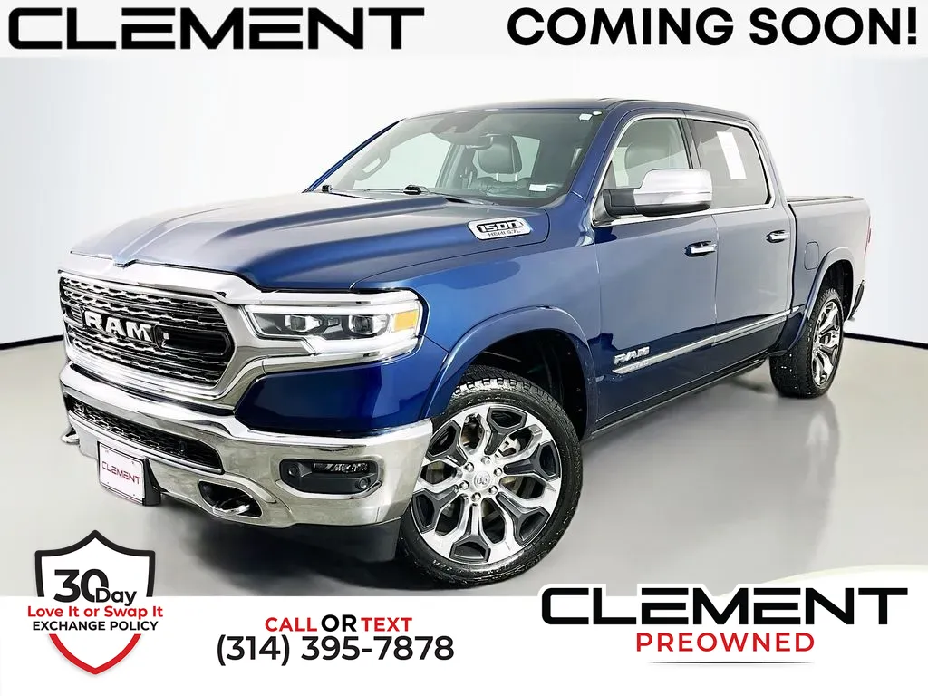 Blue 2021 Ram 1500 Limited for sale in St. Charles, MO