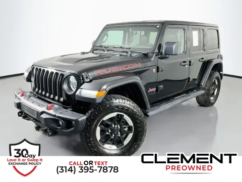 Black 2021 Jeep Wrangler Unlimited Rubicon for sale in St. Charles, MO