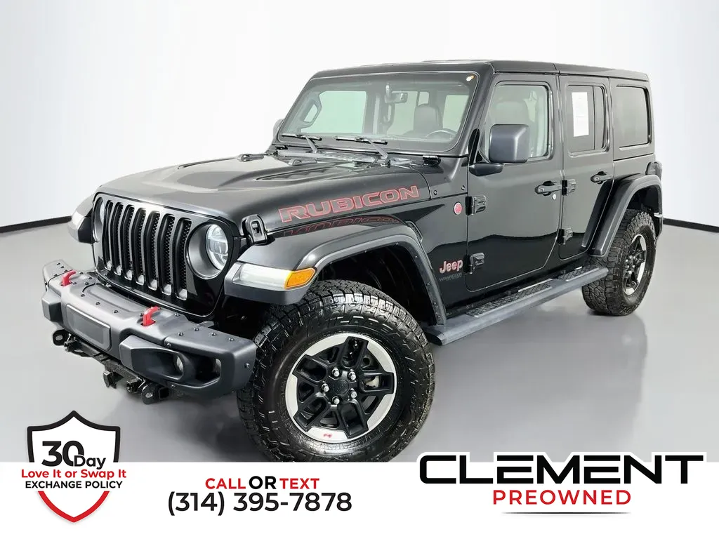 Black 2021 Jeep Wrangler Unlimited Rubicon for sale in St. Charles, MO
