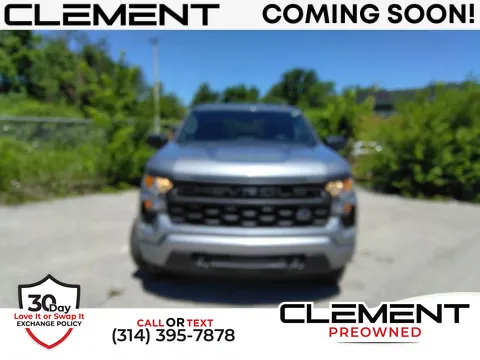 Gray 2024 Chevrolet Silverado 1500 Custom for sale in St. Charles, MO