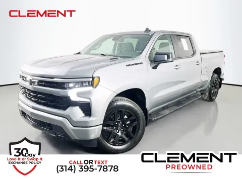 Gray 2024 Chevrolet Silverado 1500 RST for sale in St. Charles, MO
