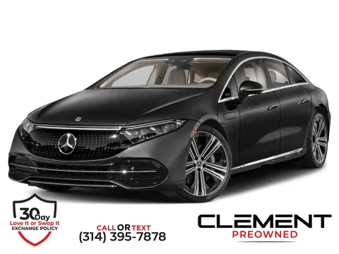 Black 2022 Mercedes-Benz EQS 450 for sale in St. Charles, MO