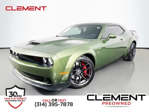 Green 2022 Dodge Challenger R/T Scat Pack Widebody for sale in St. Charles, MO
