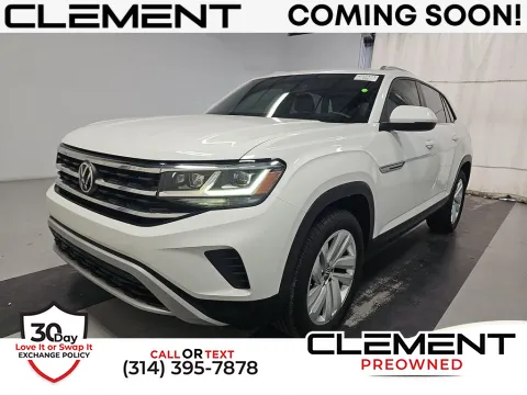 White 2023 Volkswagen Atlas Cross Sport 3.6L V6 SE w/Technology for sale in St. Charles, MO