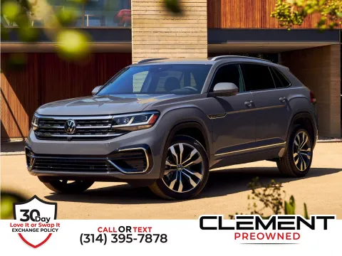 White 2023 Volkswagen Atlas Cross Sport 3.6L V6 SE w/Technology for sale in St. Charles, MO