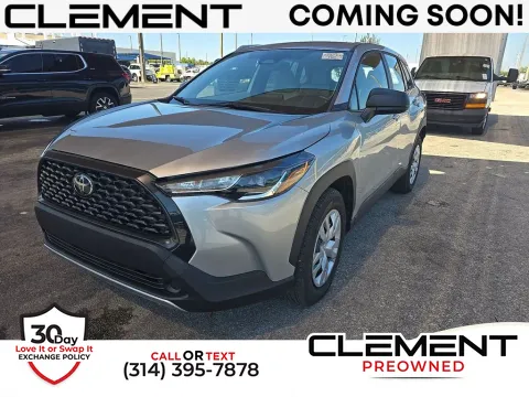 Silver 2023 Toyota Corolla Cross L for sale in St. Charles, MO