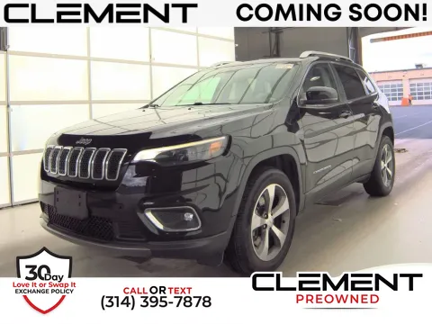 Black 2019 Jeep Cherokee Limited for sale in St. Charles, MO