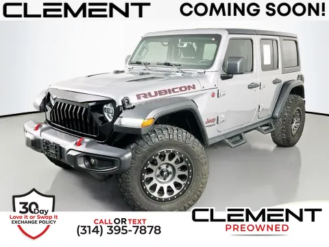 Silver 2021 Jeep Wrangler Unlimited Rubicon for sale in St. Charles, MO