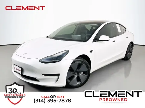 White 2021 Tesla Model 3 Standard Range Plus for sale in St. Charles, MO