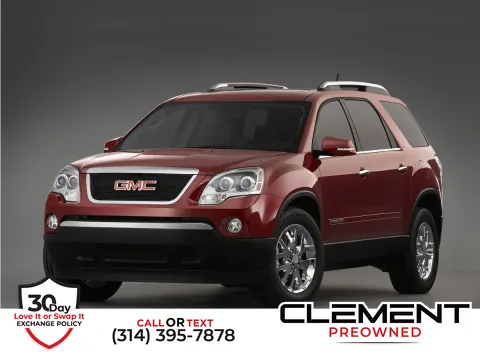 Red 2010 GMC Acadia SLT-2 for sale in St. Charles, MO
