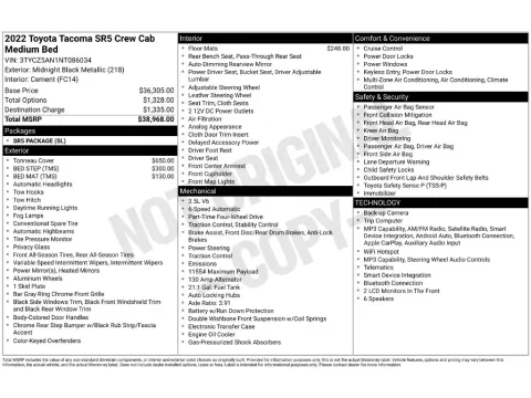 Photos of 2022 Toyota Tacoma SR5 for sale in St. Charles, MO at Clement Supercenter