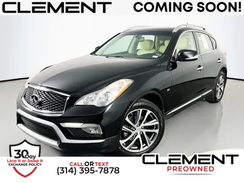 Black 2017 INFINITI QX50 for sale in St. Charles, MO
